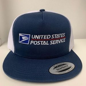 USPS Trucker Snapback Cap United States Postal Service